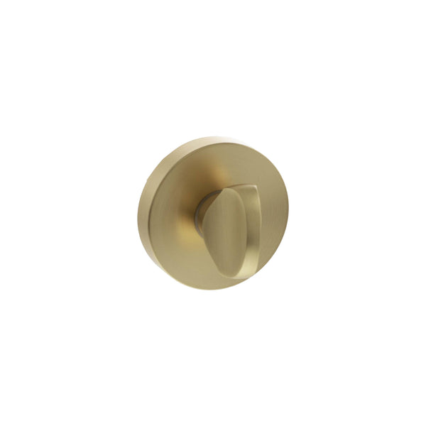 Senza Pari WC Turn and Release on Minimal Round Rose - Satin Brass - SPRWCSB