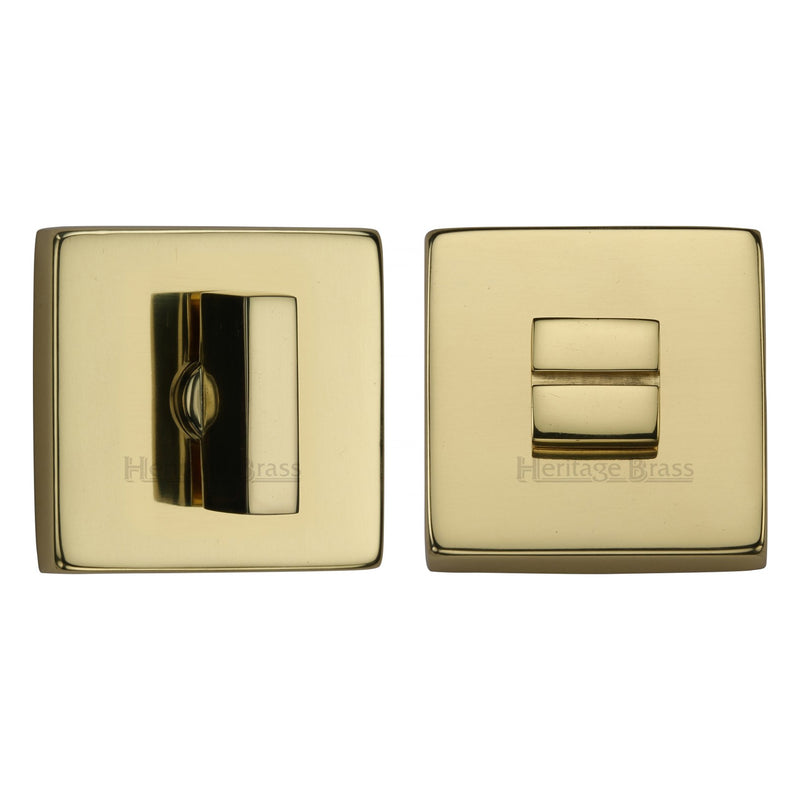 Heritage Brass Thumbturn & Emergency Release SQ4035 Design Polished Brass Finish - SQ4035-PB - Choice Handles