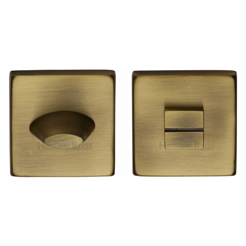 Heritage Brass Thumbturn & Emergency Release  for Bathroom & Bedroom Doors  Antique finish - SQ4043-AT - Choice Handles