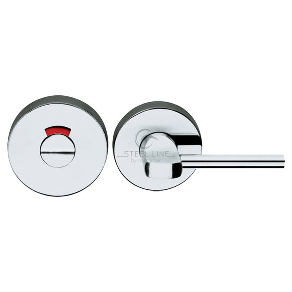 Steel Line Disabled Turn & Release for Bathroom Doors Polished Chrome - SS-895D-P - Choice Handles