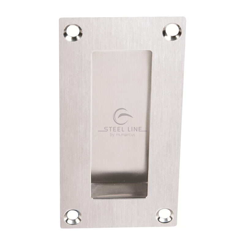 Steel Line Flush Pull Satin Stainless Steel finish
 - SS-FPULL003-S