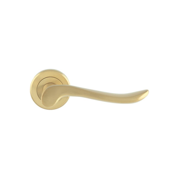 Serozzetta Verdun Lever On Rose - Satin Brass - ZIN3130SB