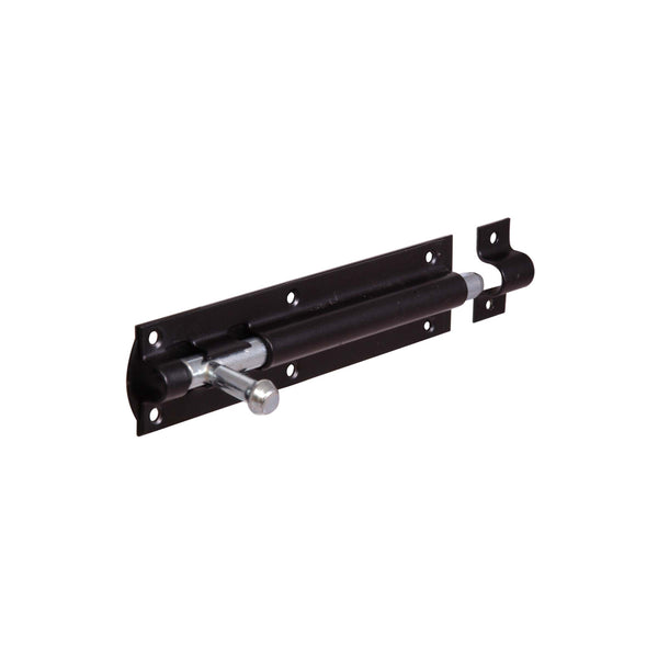 Spira Brass - Iron Barrel Bolt - Straight 4"  - Black - 8481 - Choice Handles
