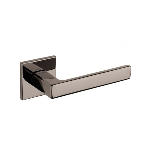 Tupai Rapido 5S Line Portel Lever Door Handle on 5mm Slimline Square Rose - Black Satin Nickel - T3095S5SBSN