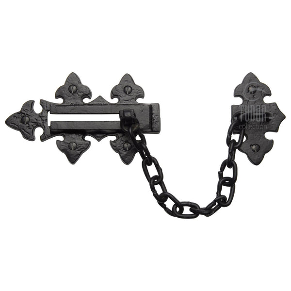 The Tudor Door Chain Black Iron - TC107 - Choice Handles