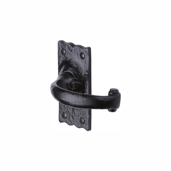 The Tudor Door Handle Lever Latch Colonial Design Black Iron
 - TC310 - Choice Handles