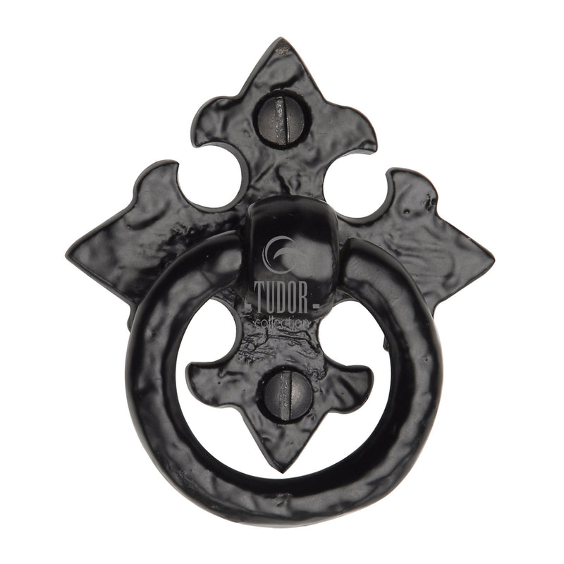 The Tudor Cabinet Ring Pull Black Iron - TC626 - Choice Handles