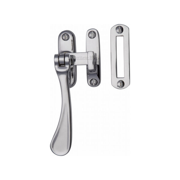 Heritage Brass Casement Window Fastener Spoon Pattern Polished Chrome finish
 - V1003 MP/HP-PC