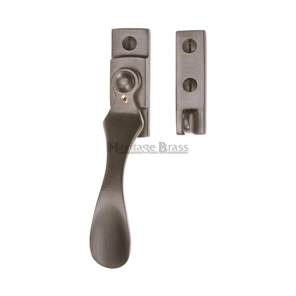 Heritage Brass Casement Window Fastener Wedge Pattern Matt Bronze finish
 - V1005-MB