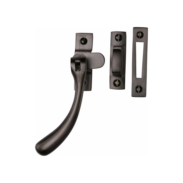 Heritage BrassLockable Casement Window Fastener Ball Weather Stripped Design Matt Bronze&nbsp;finish
 - V1008L MP/HP-MB