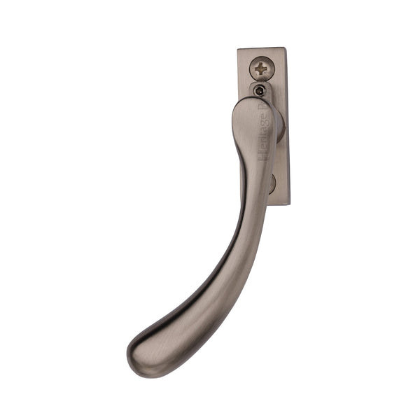 Heritage Brass Left-Handed Espagnolette Handle Ball Design Satin Nickel finish - V1009L-LH-SN