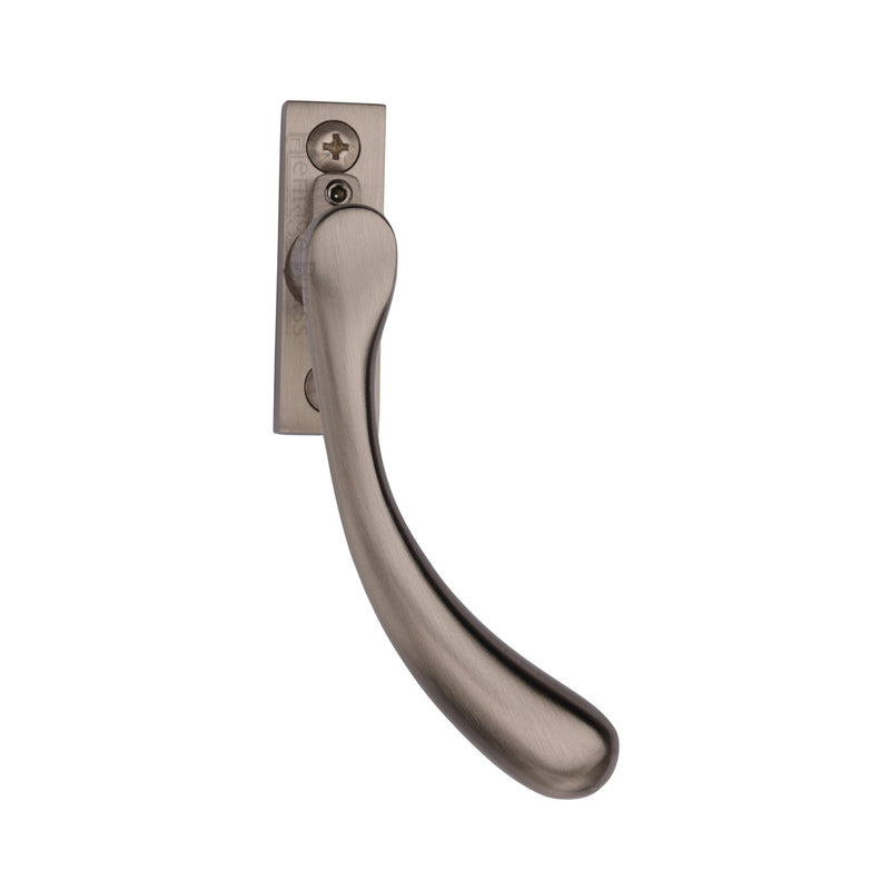 Heritage Brass Right-Handed Espagnolette Handle Ball Design Satin Nickel finish - V1009L-RH-SN