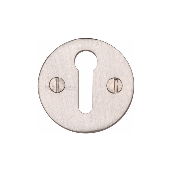 Heritage Brass Keyhole Escutcheon Satin Nickel finish - V1010-SN - Choice Handles