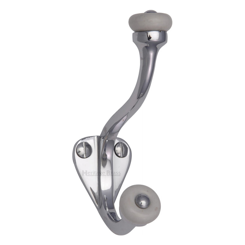 Heritage Brass Hat & Coat Hook Polished Chrome finish - V1048-PC