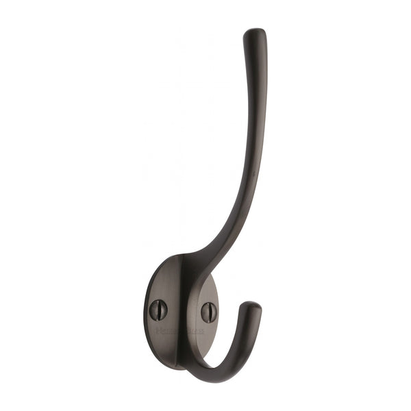 Heritage Brass Hat & Coat Hook Matt Bronze finish - V1050-MB