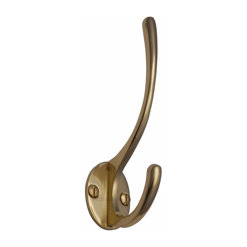 Heritage Brass Hat & Coat Hook Polished Brass finish - V1050-PB