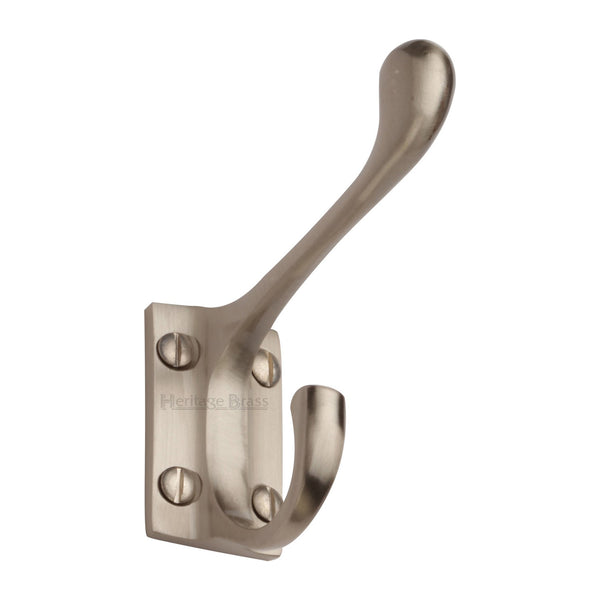 Heritage Brass Hat & Coat Hook Satin Nickel finish - V1056-SN