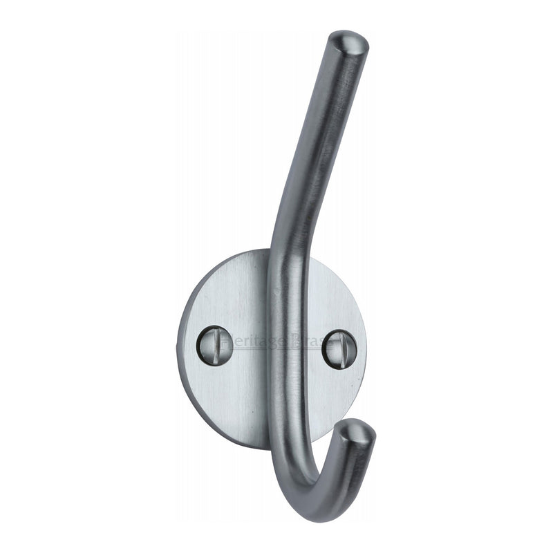 Heritage Brass Hat & Coat Hook Satin Chrome finish - V1065-SC