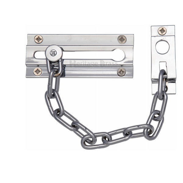 Heritage Brass Door Chain Polished Chrome finish - V1070-PC - Choice Handles