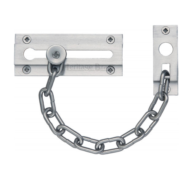 Heritage Brass Door Chain Satin Chrome finish - V1070-SC - Choice Handles