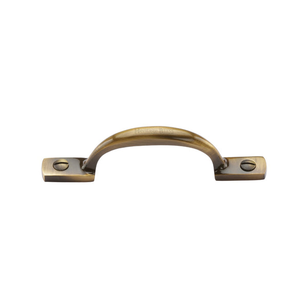 Heritage Brass Sash Pull Handle 102mm Antique finish - V1090 102-AT