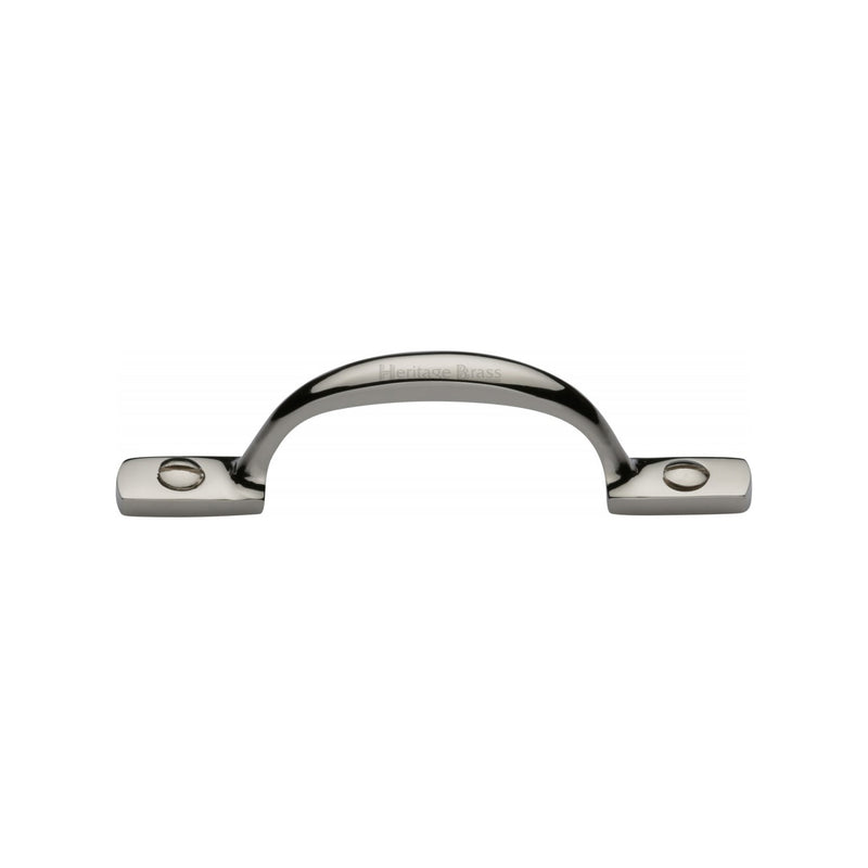 Heritage Brass Sash Window Handle 102mm Polished Nickel finish - V1090 102-PNF