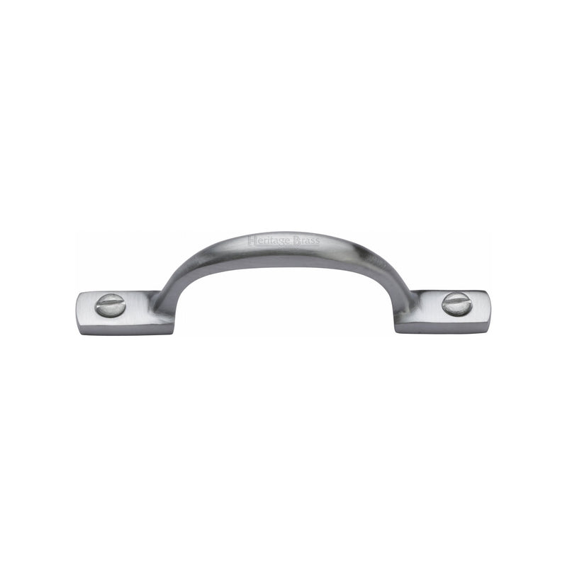 Heritage Brass Sash Pull Handle 102mm Satin Chrome finish - V1090 102-SC