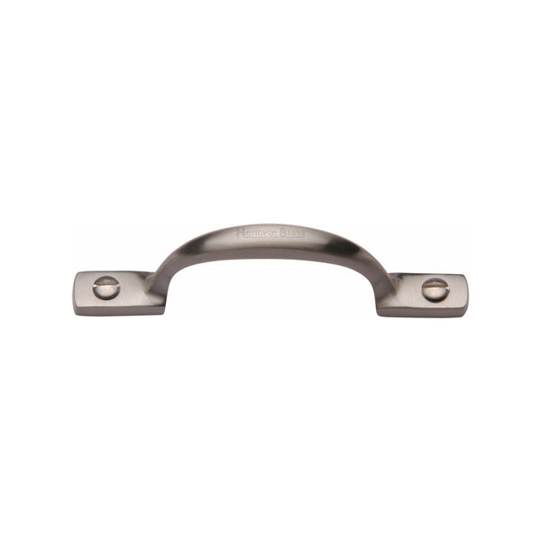 Heritage Brass Sash Pull Handle 102mm Satin Nickel finish - V1090 102-SN