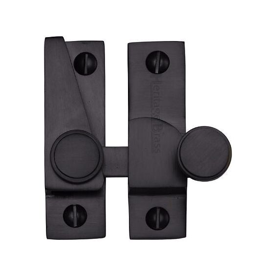 Heritage Brass Sash Fastener Matt Black Finish
 - V1106-BKMT