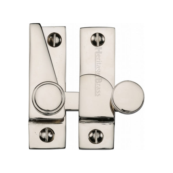 Heritage Brass Sash Fastener Polished Nickel Finish
 - V1106-PNF