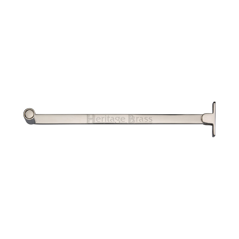 Heritage Brass Casement Stay Roller Arm Design 150mm Polished Nickel
 - V1119 10-PNF - Choice Handles