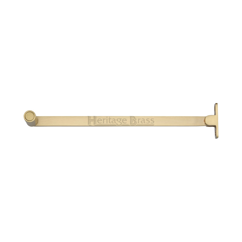 Heritage Brass Casement Stay Roller Arm Design 150mm Satin Brass Finish
 - V1119 10-SB - Choice Handles