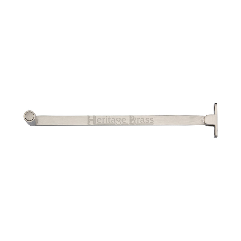 Heritage Brass Casement Stay Roller Arm Design 254mm Satin Nickel Finish - V1119 10-SN - Choice Handles