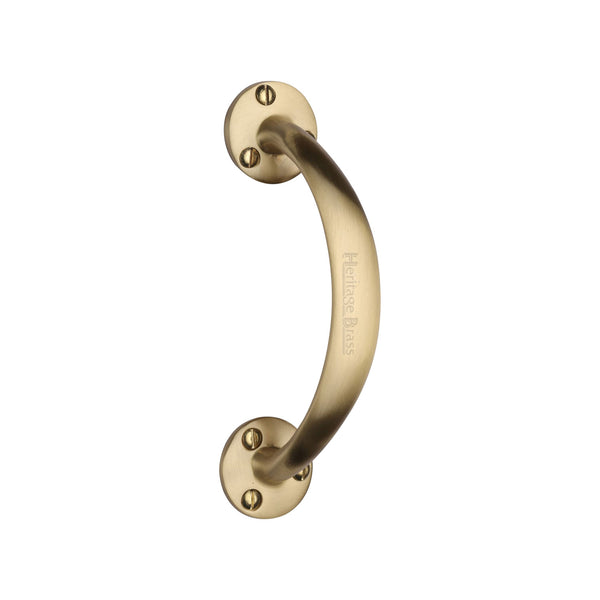 Heritage Brass Pull Handle Satin Brass Finish - V1140-SB