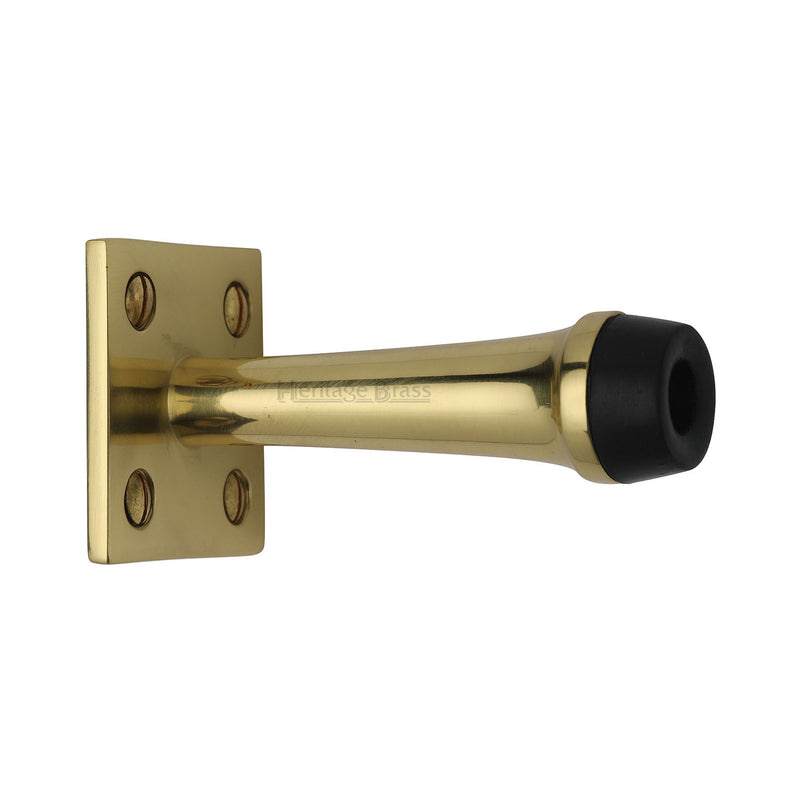 Heritage Brass Wall Mounted Door Stop 3 Polished Brass finish
 - V1190 76-PB