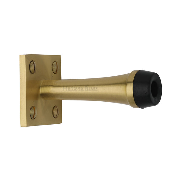 Heritage Brass Wall Mounted Door Stop 3 Satin Brass finish
 - V1190 76-SB