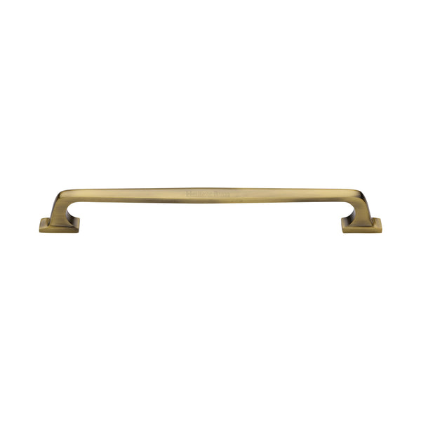 Heritage Brass Door Pull Handle Durham Design 497mm Antique Brass Finish
 - V1210 497-AT