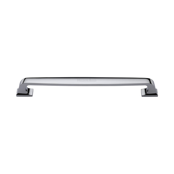 Heritage Brass Door Pull Handle Durham Design 345mm Polished Chrome Finish
 - V1210 345-PC