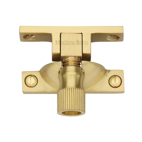 Heritage Brass Narrow Brighton Sash Fastener Satin Brass finish
 - V2054-SB