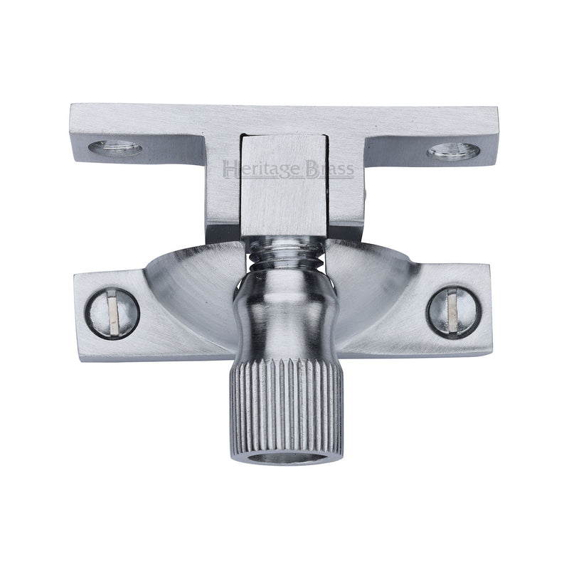 Heritage Brass Narrow Brighton Sash Fastener Satin Chrome finish
 - V2054-SC