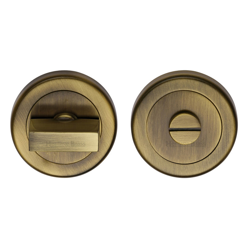 Heritage Brass Thumbturn & Emergency Release Antique Finish - V4035-AT - Choice Handles