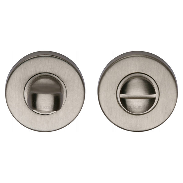 Heritage Brass Thumbturn & Emergency Release  for Bathroom & Bedroom Doors  Satin Nickel finish - V4049-SN - Choice Handles