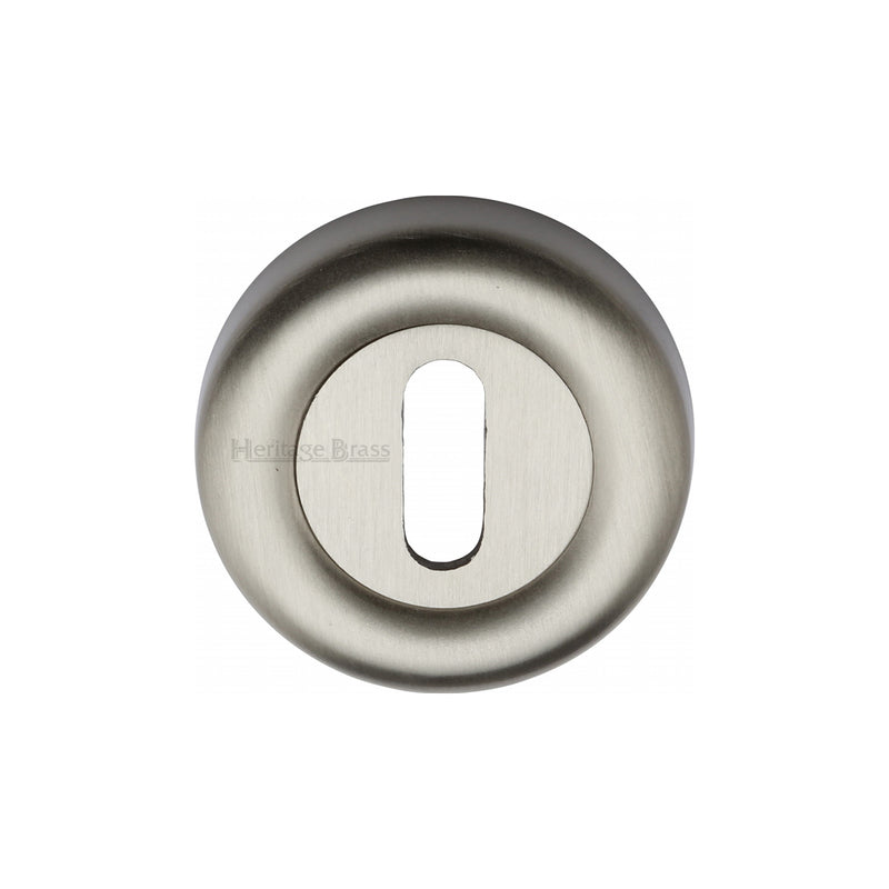 Heritage Brass Key Escutcheon Satin Nickel finish - V6722-SN - Choice Handles