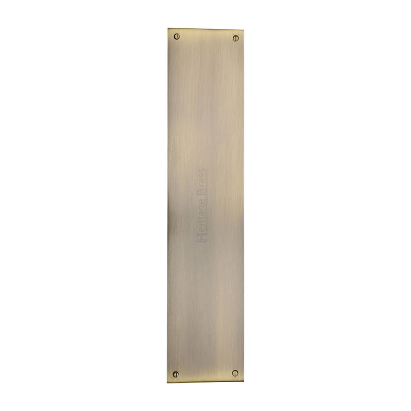 Heritage Brass Fingerplate 350mm Antique Brass finish
 - V740 350-AT