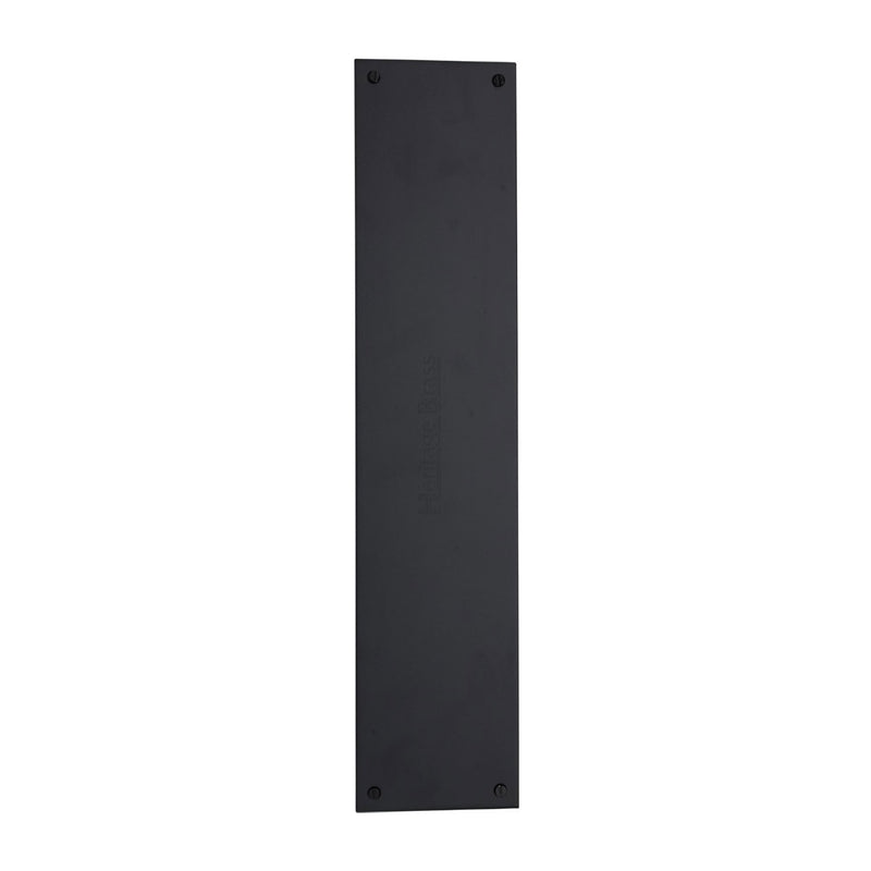 Heritage Brass Fingerplate 350mm Matt Black finish
 - V740 350-BKMT