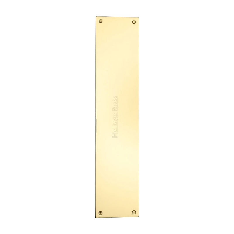 Heritage Brass Fingerplate 350mm Polished Brass finish
 - V740 350-PB