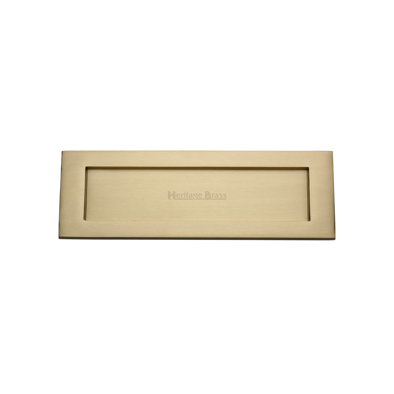 Heritage Brass Letterplate 10 x 3 Satin Brass finish
 - V850 254-SB