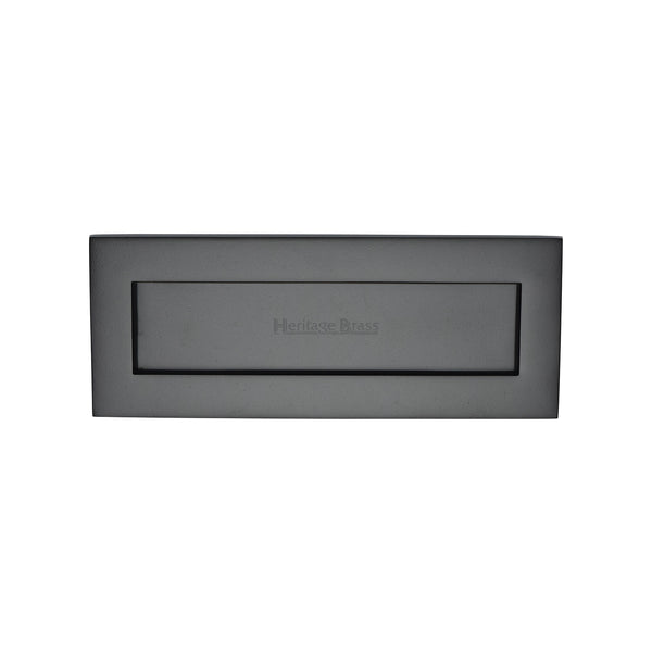 Heritage Brass Letterplate 10" x 4" Matt Black finish - V850 254.101-BKMT