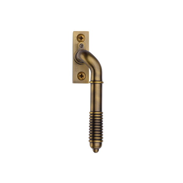 Lockable Reeded Espagnolette Right Handed Antique Brass Finish
 - V895L RH-AT