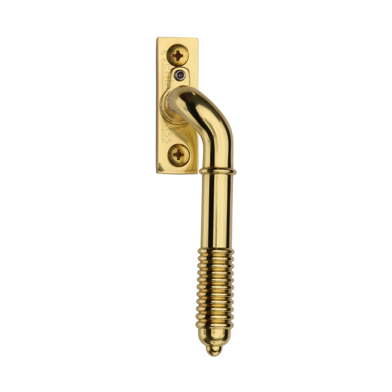 Lockable Reeded Espagnolette Right Handed Polished Brass finish
 - V895L RH-PB